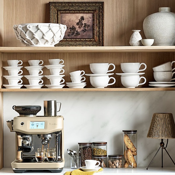 New! EXCLUSIVE Crate&Barrel 🍋🇮🇹✨Sorrento White Espresso Cup & Saucer LIMITED ED - Picture 2 of 6